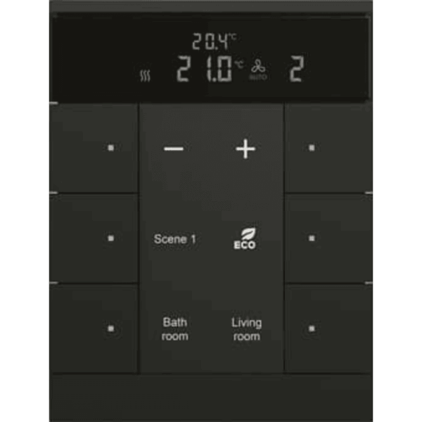 کلید هوشمند 6 پل ABB + ترموستات مدل Tenton